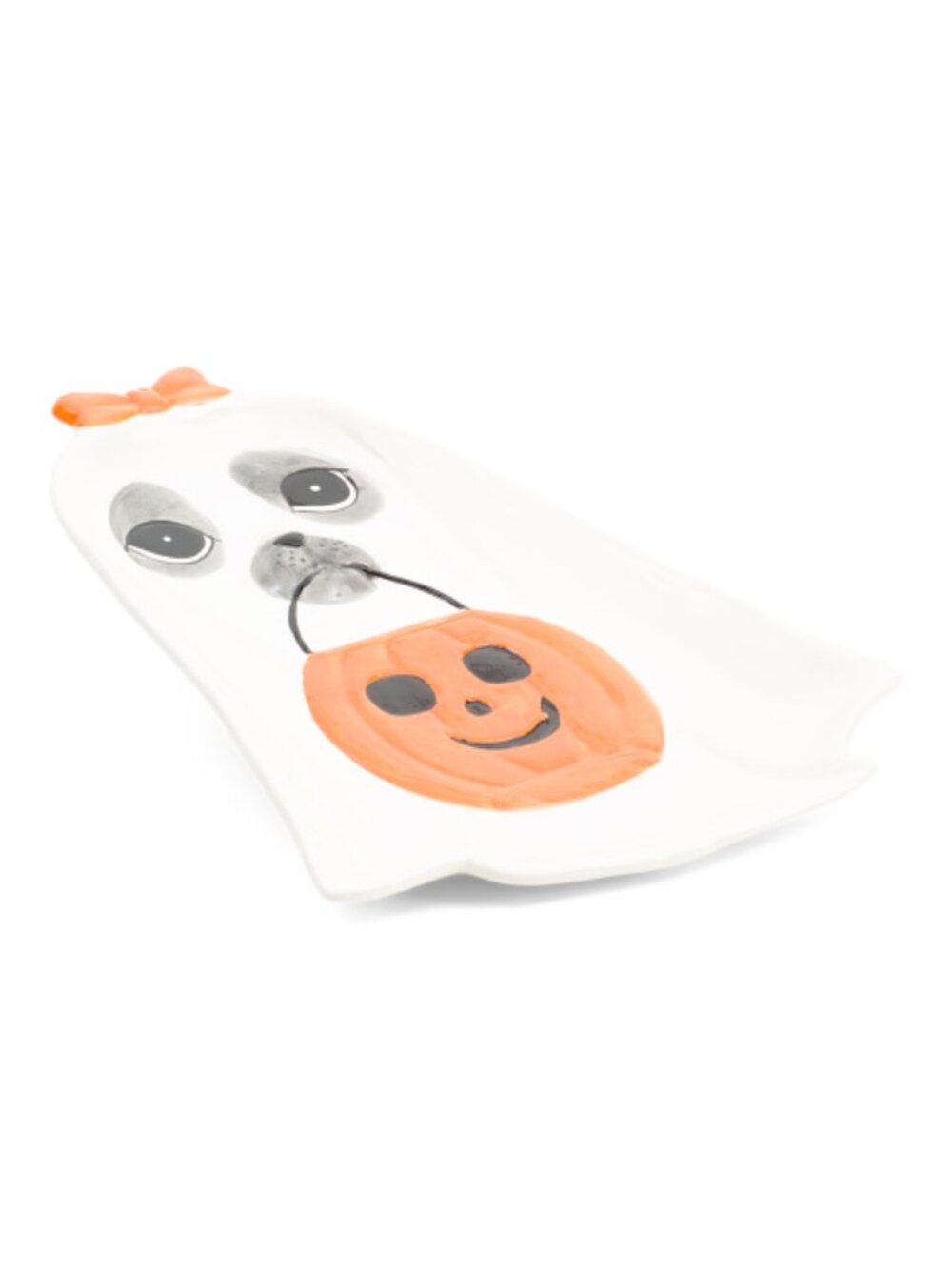 WITCH CRAFTERS 16in Dog Ghost Platter, NEW